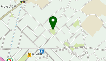 大桐公園の地図画像