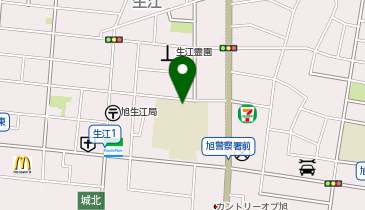生江小学校の地図画像