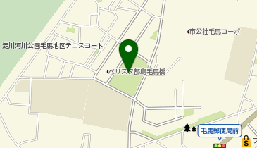 毛馬中央公園の地図画像