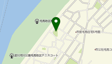 毛馬北公園の地図画像