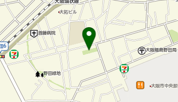 大野町公園の地図画像