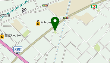 三宝寺西公園の地図画像