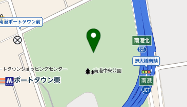 南港中央公園の地図画像