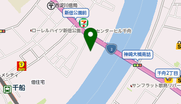 佃ふれあい公園の地図画像