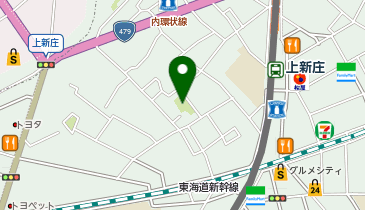 新庄公園の地図画像