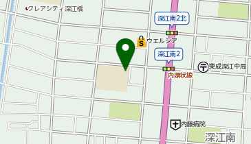 深江小学校の地図画像