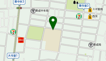 本庄中学校の地図画像