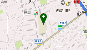 柏里小学校の地図画像