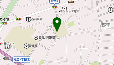 野里小学校の地図画像