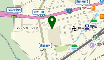 桜宮小学校の地図画像