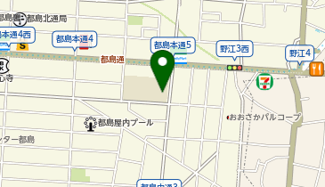 東都島小学校の地図画像