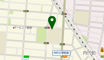 内代小学校の地図画像