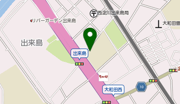 出来島小学校の地図画像