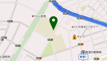 歌島中学校の地図画像