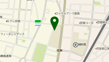 桜宮中学校の地図画像