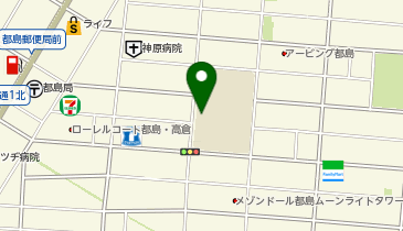 高倉中学校の地図画像