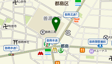 都島工業高等学校の地図画像