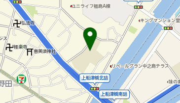 下福島中学校の地図画像