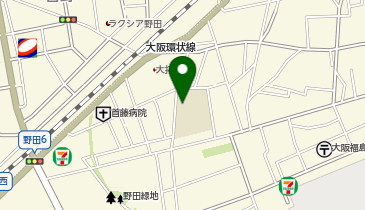 野田小学校の地図画像
