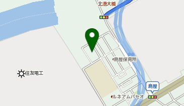 市営島屋住宅1号館の地図画像