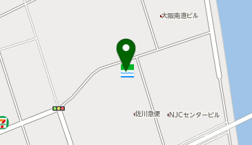 大阪南港トラックターミナル管理棟の地図画像