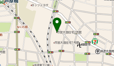 市営大国住宅2号館の地図画像