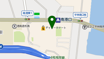 UR賃貸住宅(南港前)1号棟の地図画像