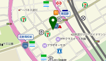 星光十三ビルの地図画像