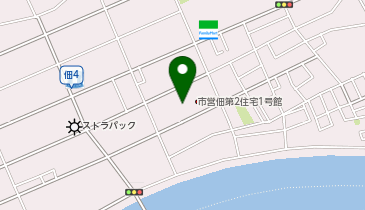 市営佃第2住宅1号館の地図画像