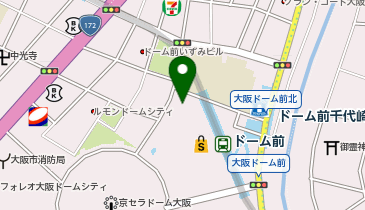 イオンモール大阪ドームシティの地図画像