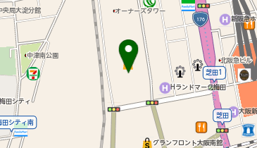 グランフロント大阪 北館の地図画像