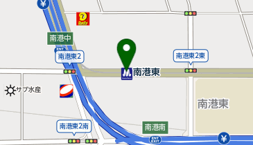 ニュートラム 南港東駅の地図画像