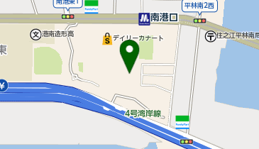 UR賃貸住宅(南港前)2号棟の地図画像