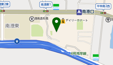 UR賃貸住宅(南港前)3号棟の地図画像