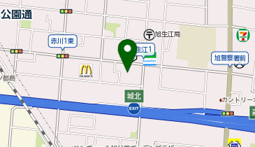 生江西公園の地図画像