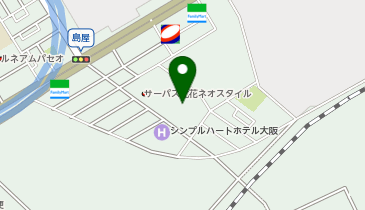 マルハン此花島屋店の地図画像