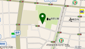 市営塩草第2住宅1号館の地図画像