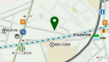市営上新庄第1住宅1号館の地図画像