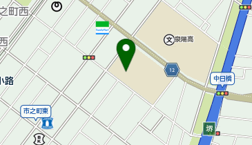 殿馬場中学校の地図画像