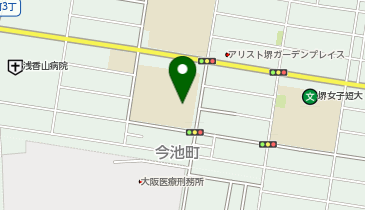 浅香山中学校の地図画像