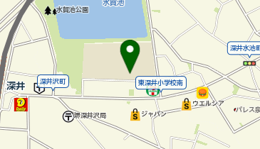 東深井小学校の地図画像