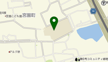 宮園小学校の地図画像