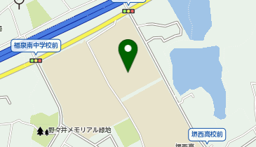 福泉中央小学校の地図画像