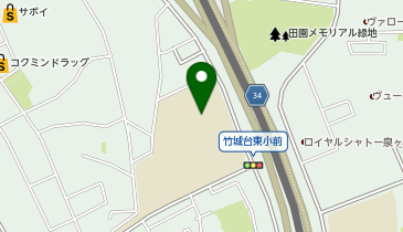竹城台東小学校の地図画像