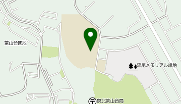 茶山台小学校の地図画像