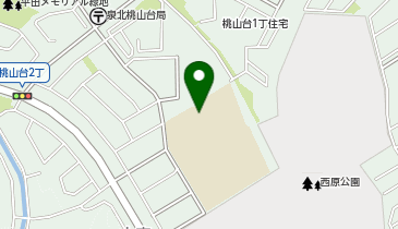 桃山台小学校の地図画像