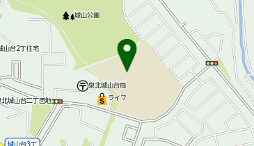 城山台小学校の地図画像