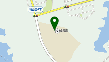 府立成美高校の地図画像