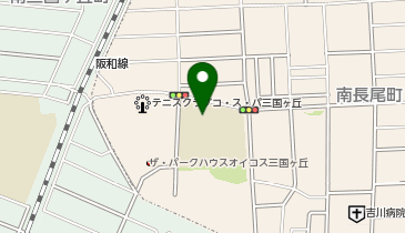 東三国丘小学校の地図画像