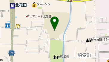 五箇荘東小学校の地図画像